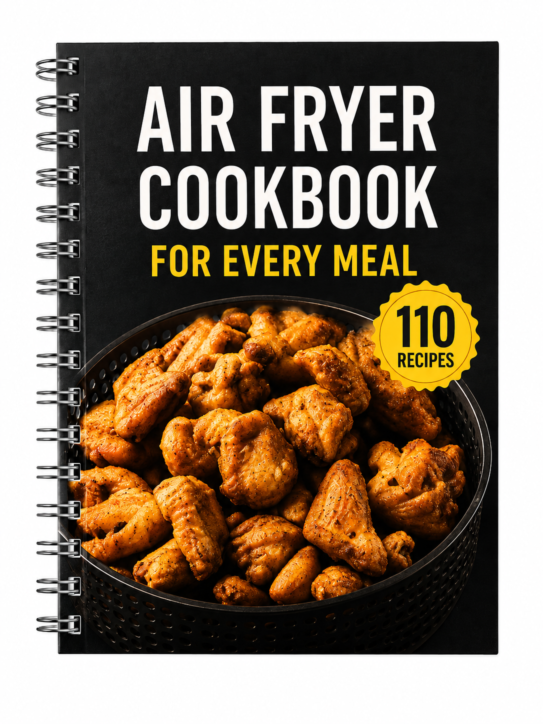 Air Fryer Cookbook for Every Meal – 110 Easy & Delicious Recipes for Quick Everyday Cooking